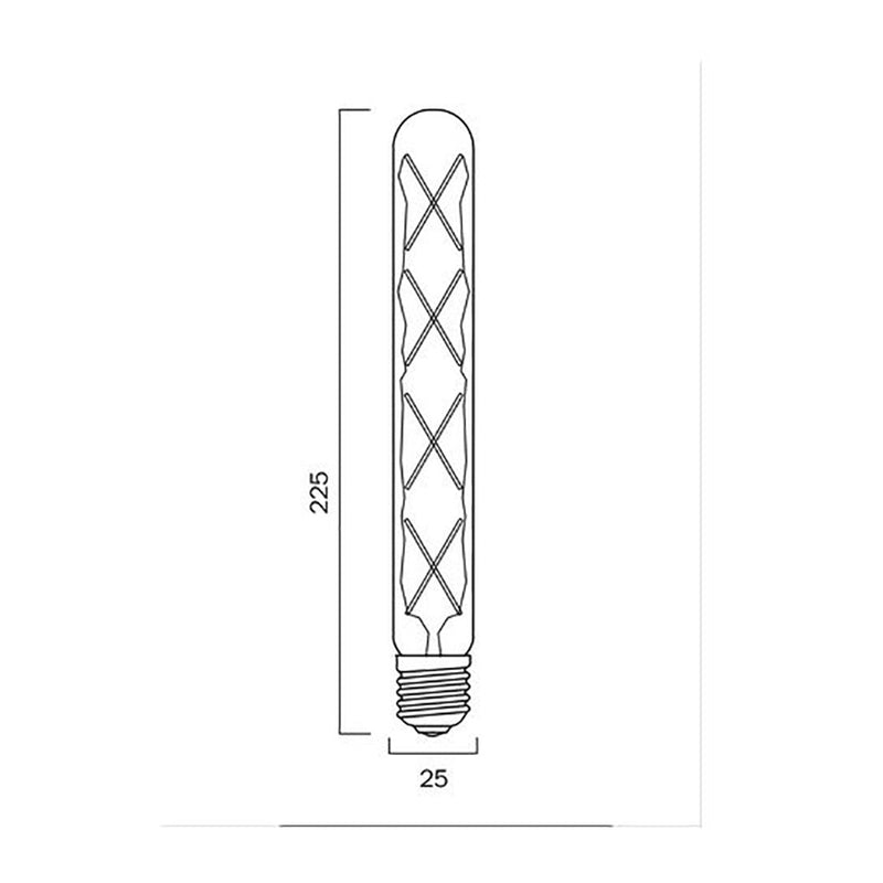 T30 LED Filament Globe ES 240V 8W Clear Glass 4000K - G T308E27TUL840D