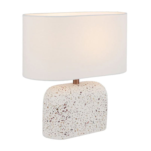 Reano Table Lamp White Terrazzo - REANO TL-WHTRZIV