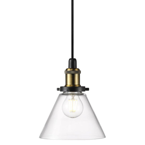 Disa 1 Light Pendant Glass Clear - 45823000