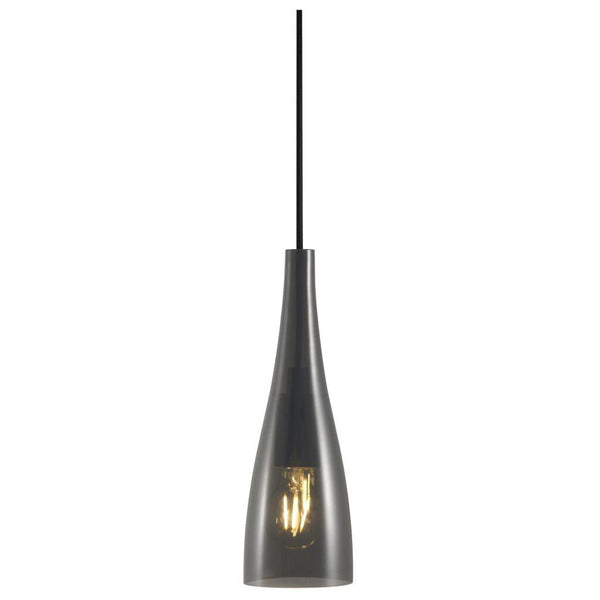 Embla 1 Light Pendant Glass Smoked - 45703047