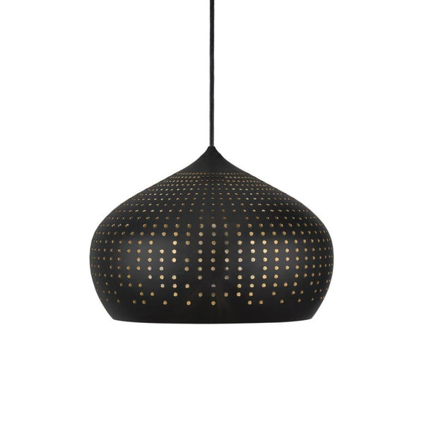 Houston 30 1 Light Pendant Black - 46443003