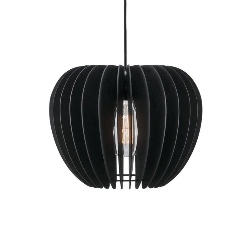 Tribeca 38 1 Light Pendant Wood Black - 46433003