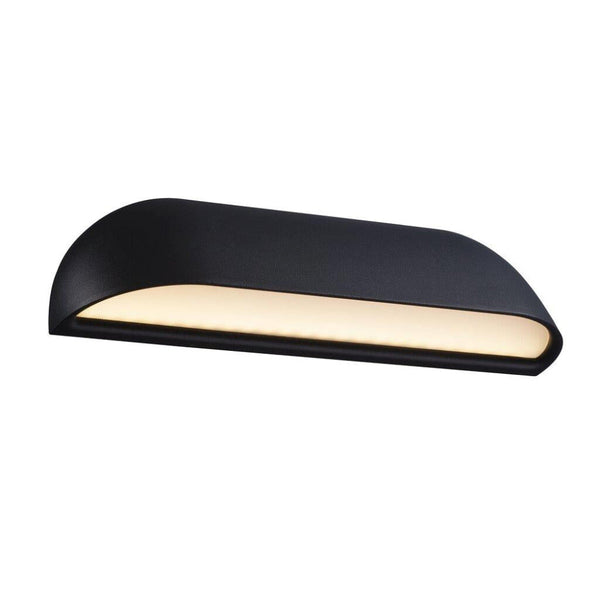 Front 26 1 Light Wall Light Black, Opal - 84081003