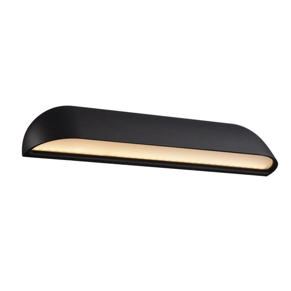 Front 36 1 Light Wall Light Black, Opal - 84091003