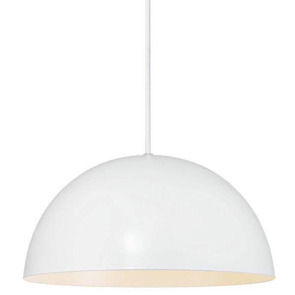 Ellen 1 Light 300mm Pendant White - 48563001