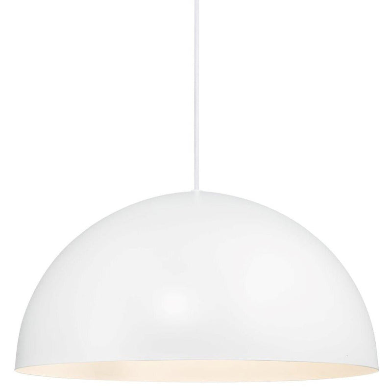 Ellen 1 Light 400mm Pendant White - 48573001