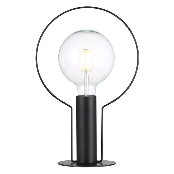 Dean Halo 1 Light Table Lamp Black - 46615003