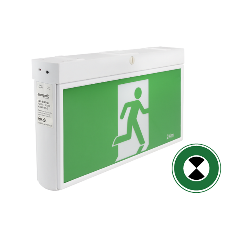 Viewaye Surface Emergency LED Exit Signs White - 393006