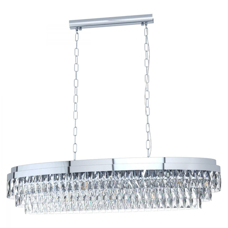 Buy Pendant lights australia - Valparaiso 13 Light Pendant Chrome & Crystal - 39495