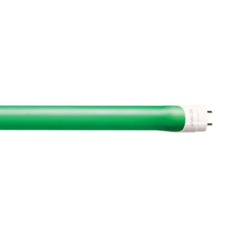 LED Tubes G13 240V 10W Frosted Aluminium Green - VBLFT-325-F-G