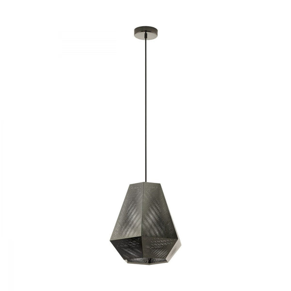 Buy Pendant lights australia - Chiavica 1 Light Pendant Nickel-Nero 360mm - 43223N