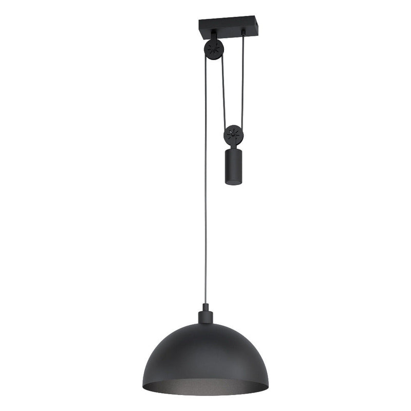 Winkworth 1 Light Rise & Fall Pendant Black - 43435N