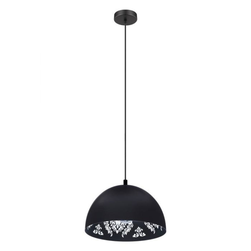 CONGRESBURY Black 1 Pendant Light - 43472