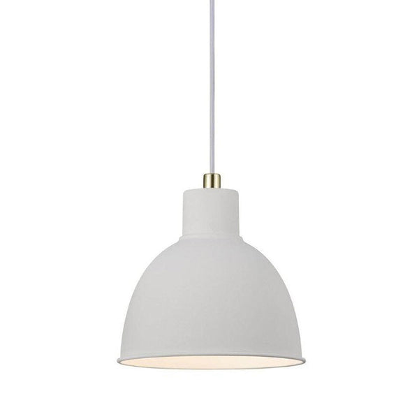 Pop Rough 1 Light Pendant White- 48733001