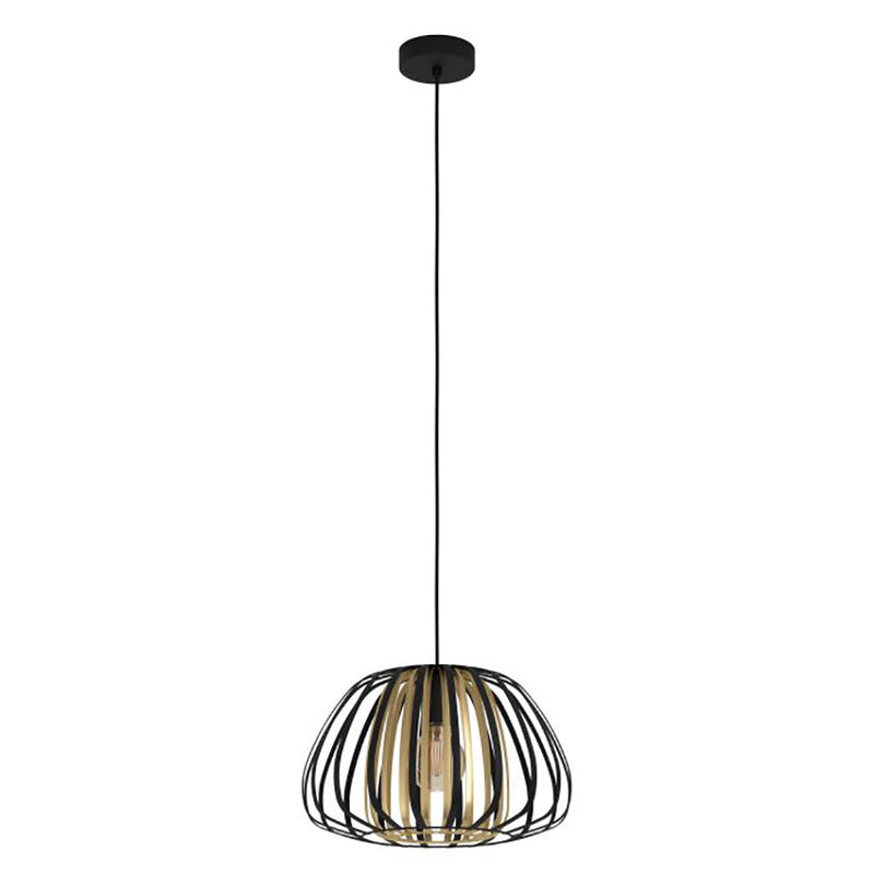 Encinitos Pendant Light W375mm BlacK / Gold - 99666N