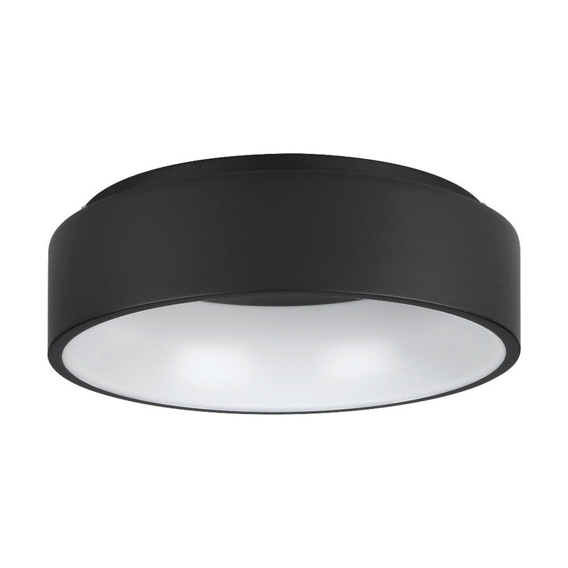 MARGHERA 2 Surface Mounted Downlight 25W Black Steel 3000K - 390049