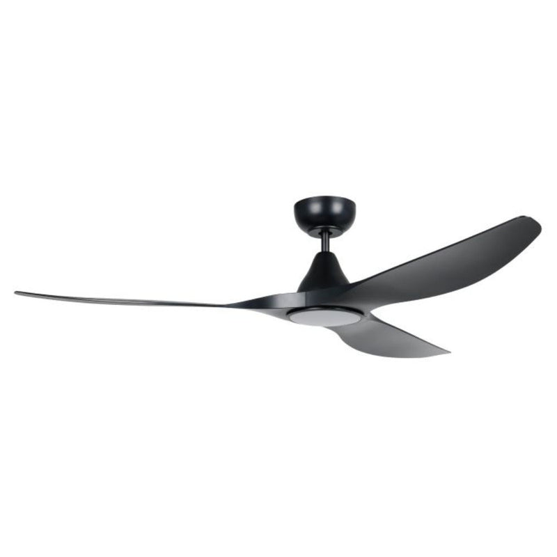 Surf DC Ceiling Fan 60" Matt Black LED Light Matt Black - 20550202