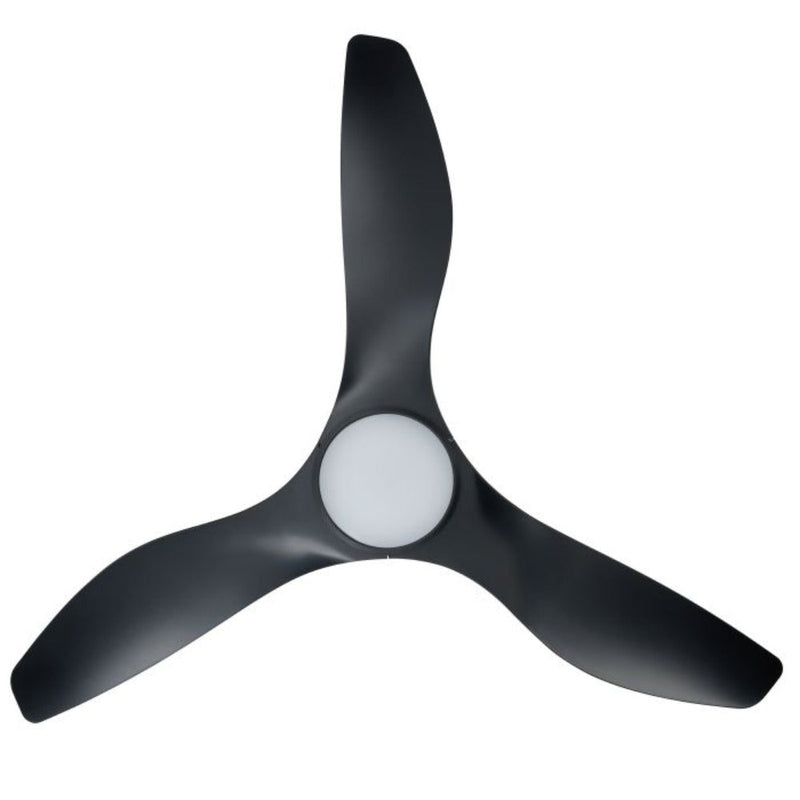 Surf DC Ceiling Fan 48" Matt Black LED Light Matt Black - 20549702