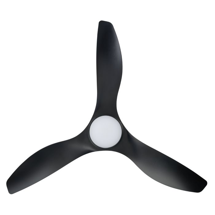 Surf DC Ceiling Fan 52" Matt Black LED Light Matt Black - 20549902