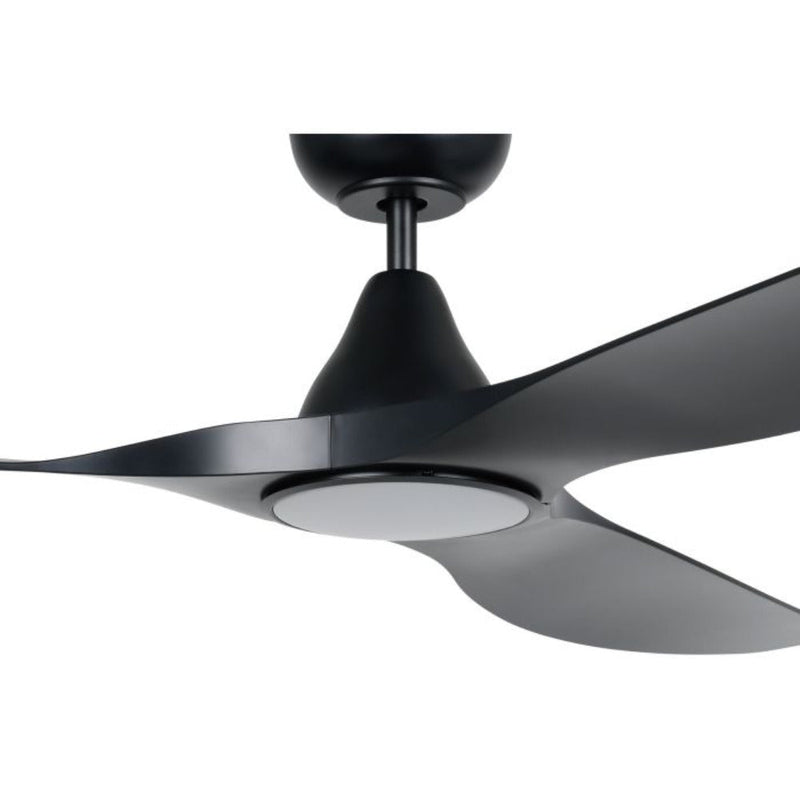 Surf DC Ceiling Fan 60" Matt Black LED Light Matt Black - 20550202