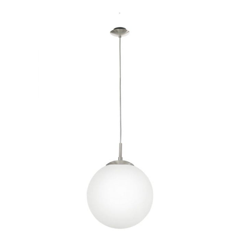 Rondo 1 Light Pendant Width 300 mm Satin Nickel Steel - 85263N