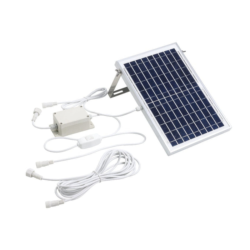 Festoon Solar 10 Lights 12V L13000mm White Plastic 2700K - 205892N