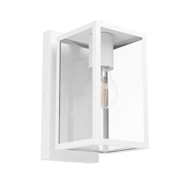 BUDRONE Exterior Wall Light White Steel - 206122N