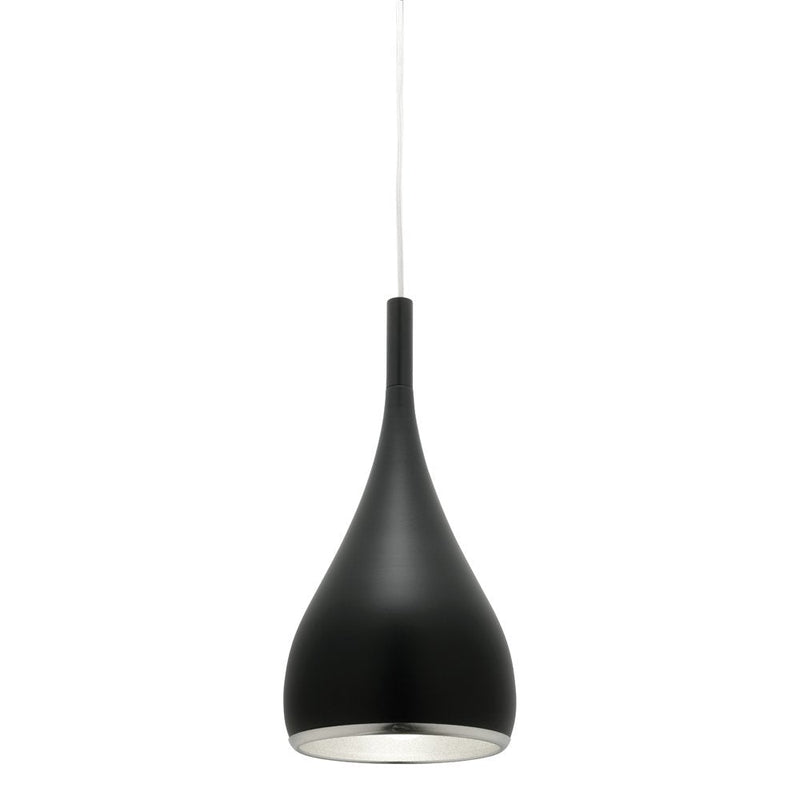 Buy Pendant lights australia - Aero 1 Light Pendant Matt Black - AERO1PBLK