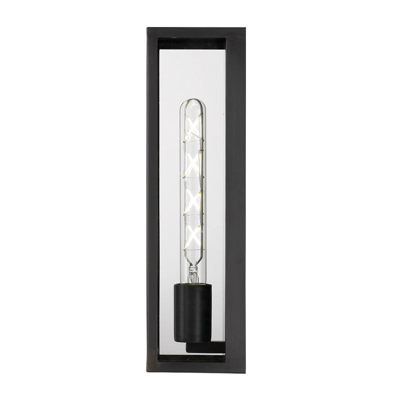 Arzano 1 Light Wall Light Large Black - ARZANO WB35-BK