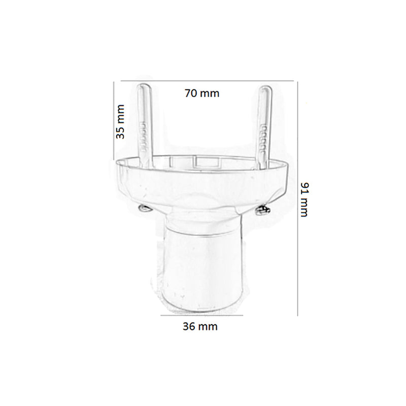 Batten Fix (BC Base) White - BATFIX01