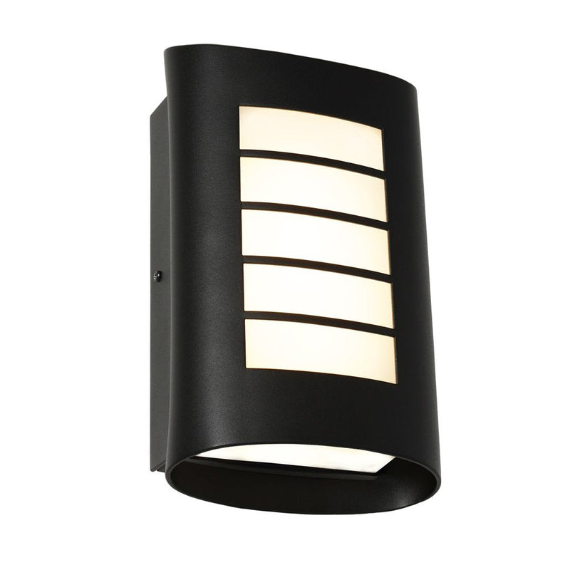 Bicheno 1 Light Exterior Wall Light Black - BICH1EBLK