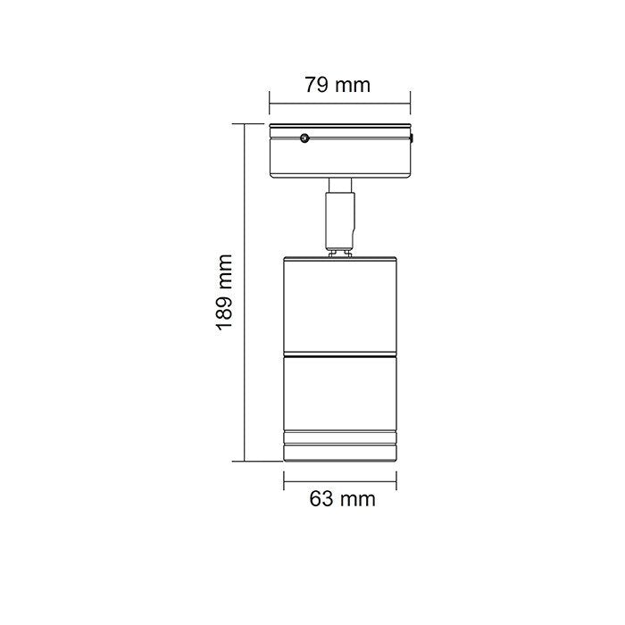 BONDI Adjustable Exterior Wall Light 4W Stainless Steel Aluminium 3CCT - SE7123TC/SLS