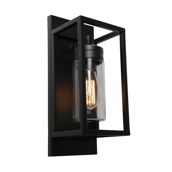 Bryant Exterior Wall Light Black Metal - BRYA1EBLK