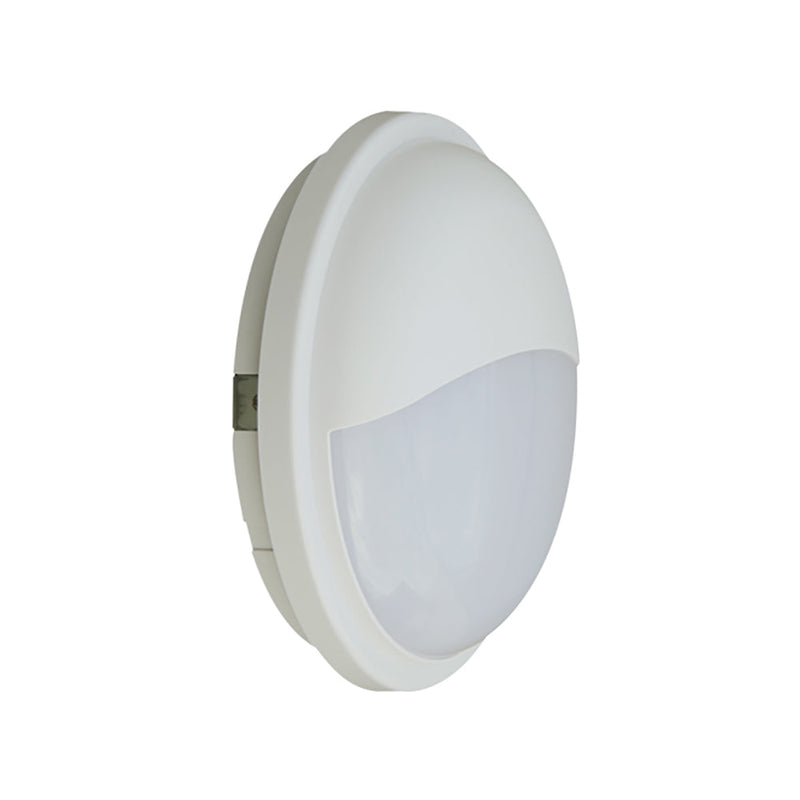 Eyelid LED Bulkhead Light Round 20W White 5000K IP65 - BULK18