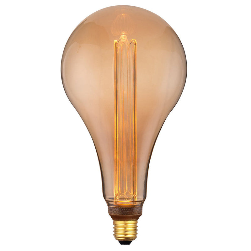 Retro A165 Incandescent Filament Globe ES 240V 3.5W Gold Glass 1800K - 2080282758