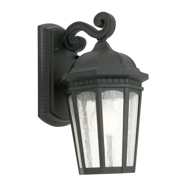 Cambridge 1 Light Exterior Wall Light Black - CAMB1EBLK