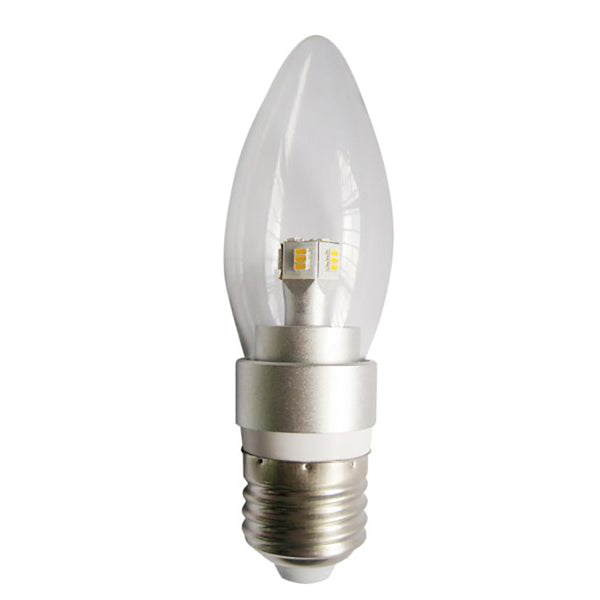 Candle LED Globe ES 4W 240V Frosted Glass 3000K - CAN1D