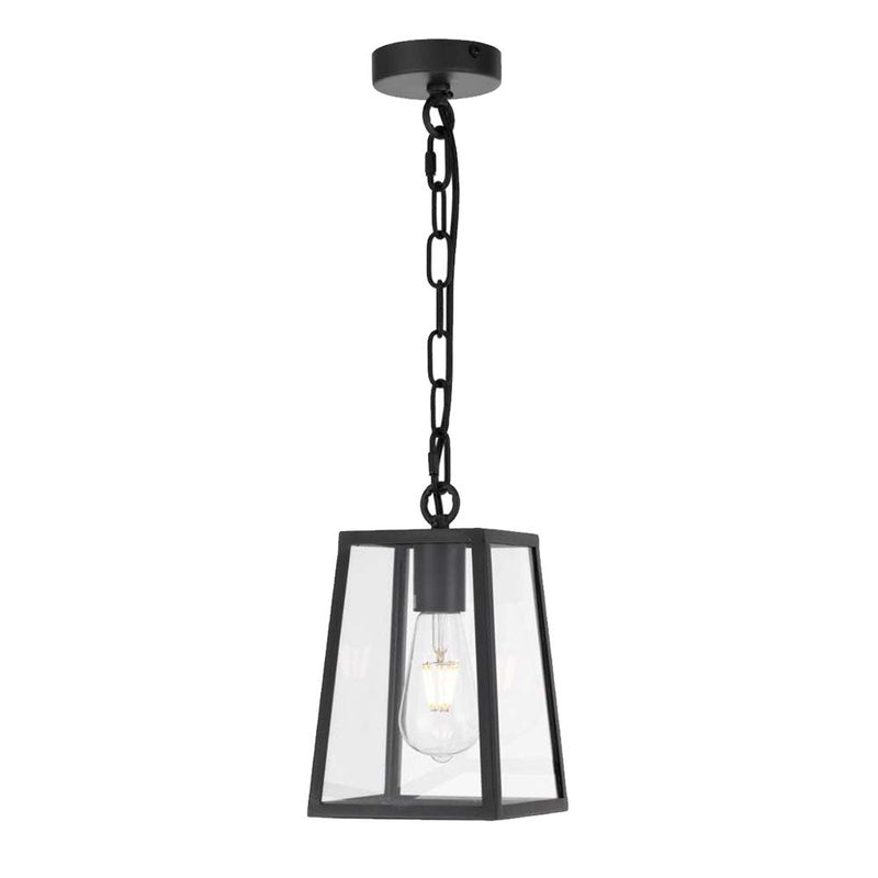 Cantena 1 Light Small Pendant Black  - CANTENA PE15-BK