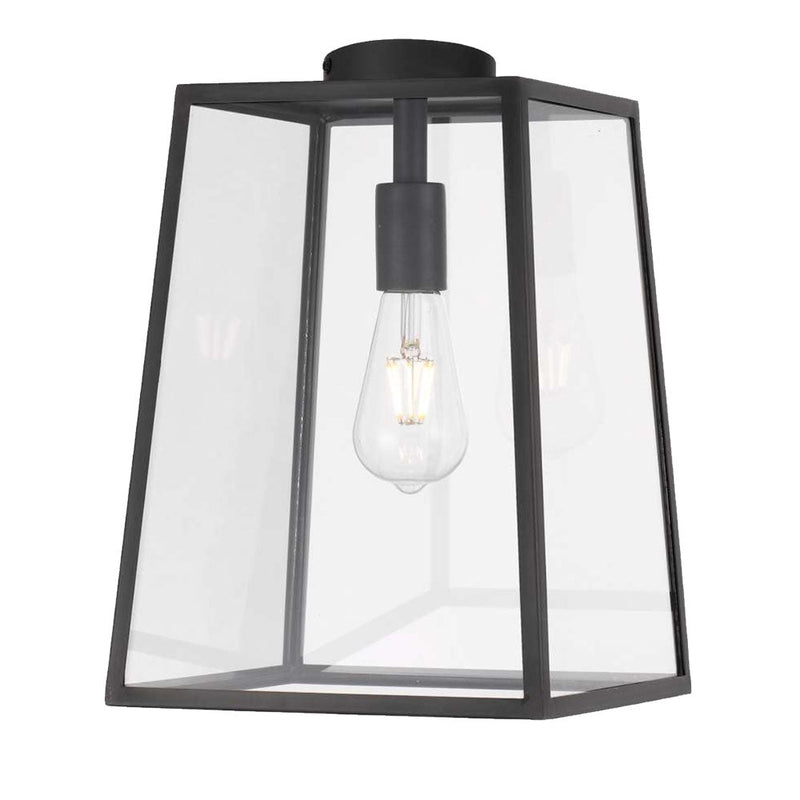 Cantena 1 Light Large Pendant Black - CANTENA PE25-BK