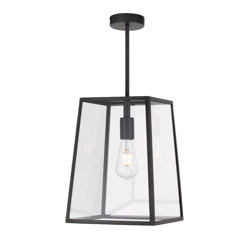 Cantena 1 Light Large Pendant Black - CANTENA PE25-BK