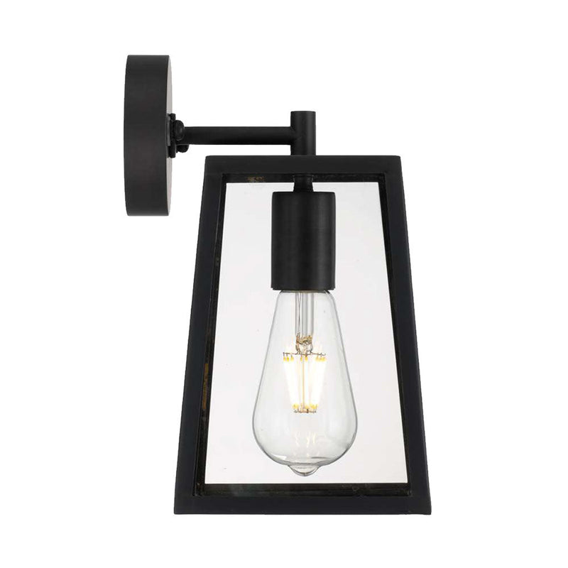 Cantena 1 Light Small Wall Light Black - CANTENA WB15-BK