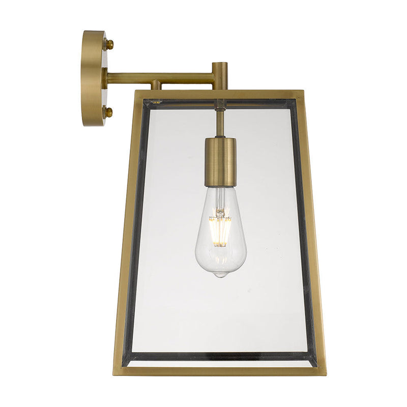 Cantena 1 Light Large Wall Light Antique Brass - CANTENA WB25-AB