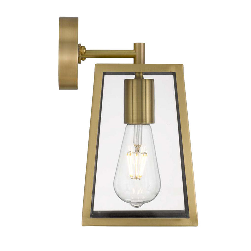 Cantena 1 Light Small Wall Light Antique Brass - CANTENA WB15-AB