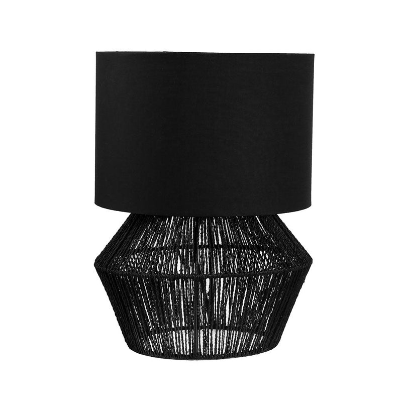 Cassie Table Lamp Black Thread - CASS1TLBLK