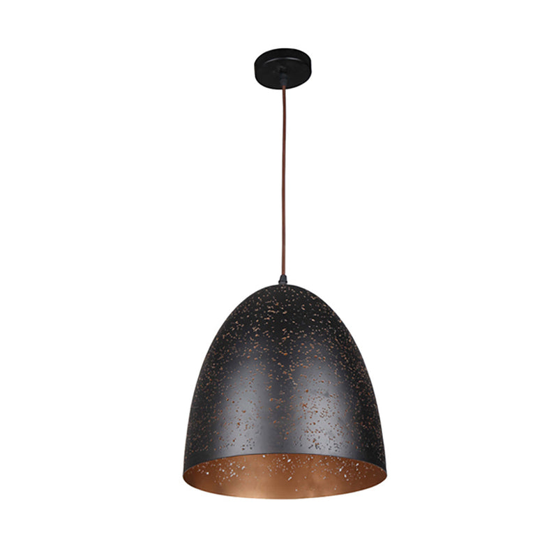 Celeste 1 Light Pendant Black With Ellipse Shape Shade - CELESTE3