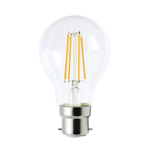 LED Filament Globe BC 8W 240V Glass 2700K - CF14DIM