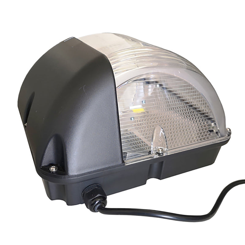 Exterior LED Bunker Light Black 240V 20W 5000K IP65 &amp; IK10 - CLA4736CB