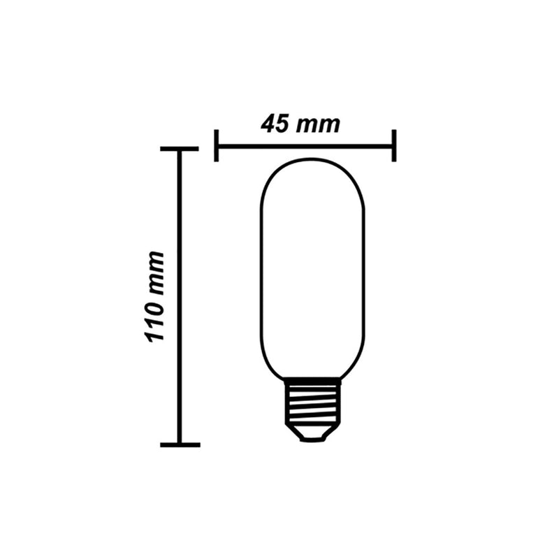 T45 Incandescent Filament Globe ES 25W 240V 2000K - CLACFD25ES