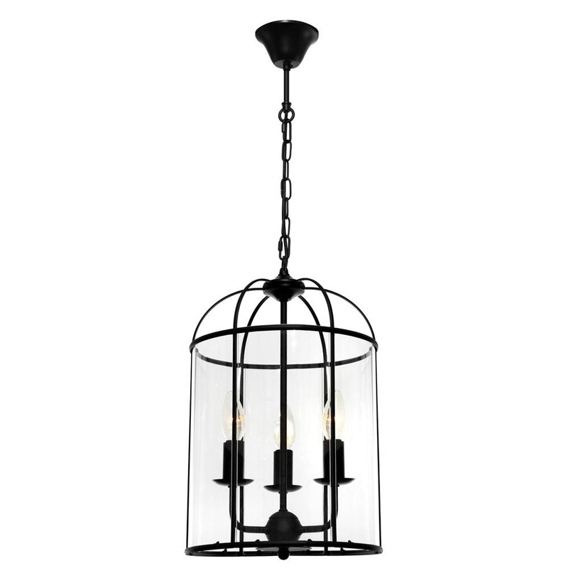 Buy Pendant lights australia - Clovelly 3 Light Pendant Light Black - CLOV3PBLK