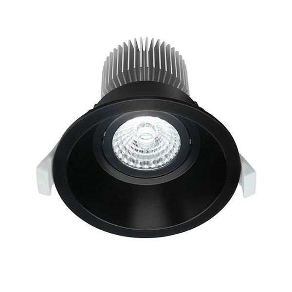 Comet Centre Tilt Recessed Low Glare LED Downlight Dimmable Black 10W TRI - COMET01